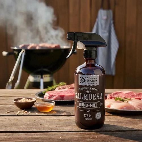 Salmuera Sal Para Asados Humo Miel 470ml Cristales De Chile-2