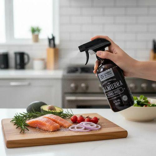 Salmuera Sal Para Asados Humo Miel 470ml Cristales De Chile-3