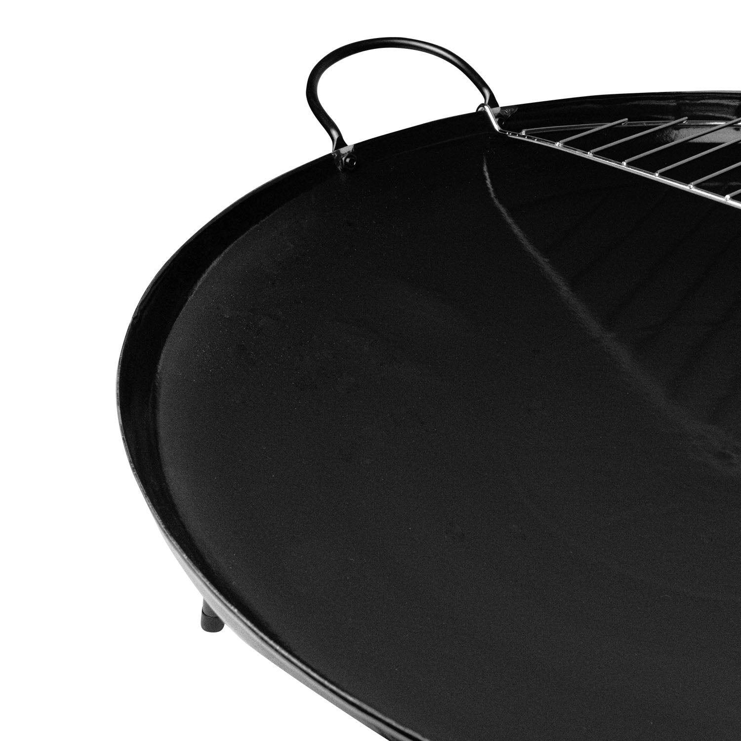 Disco Enlozado Grilltech 55cm Parrilla Asado Cocimiento Manijas 3mm-2