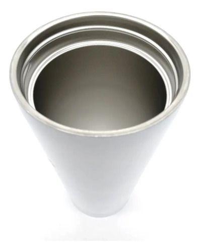 Vaso Sizzel Tumbler Metálico Con Bombilla Juan Valdez 700ml Blanco-1
