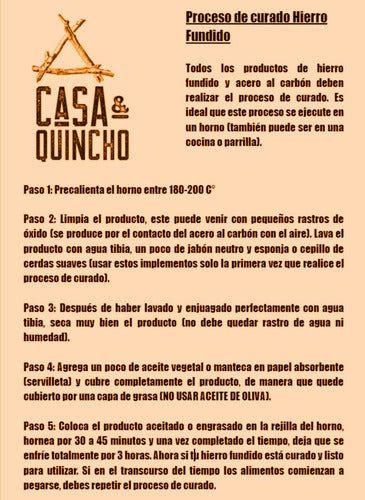 Plancha Reversible Fierro Fundido Quincho 50x27 Bbq Color Negro-3