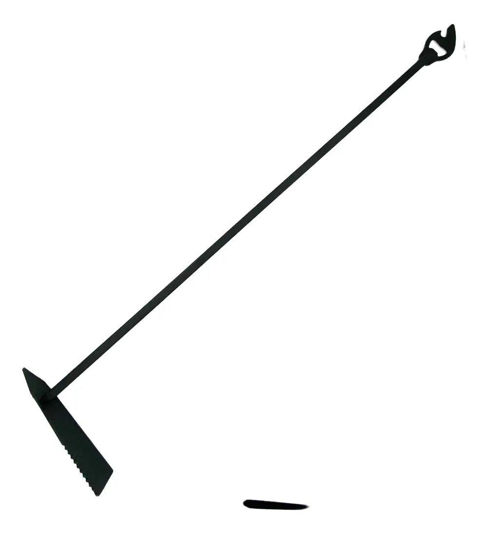 Atizador Para Carbón Parrilla 70cm Hierro Con Destapador-1