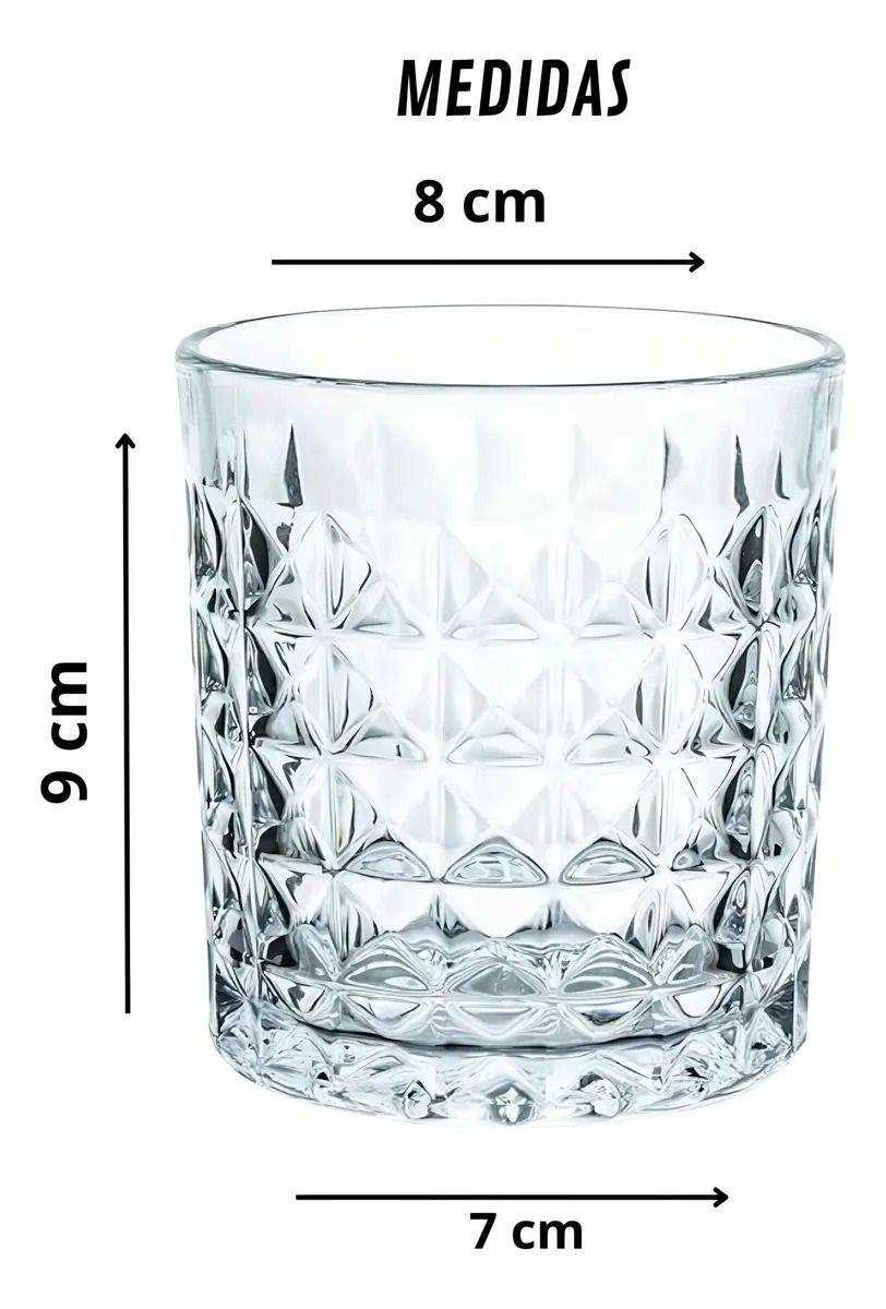 Pack De 6 Vasos Allegra Stirling Para Whisky De Vidrio, 330 Ml-1