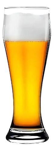 Set Copas Vidrio Cerveza Chopero X4 570ml Blanco-0
