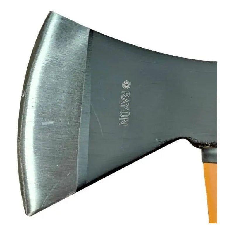 Hacha Mango De Fibra Outdoor Profesional 1 Kilo Peso Rayun-3