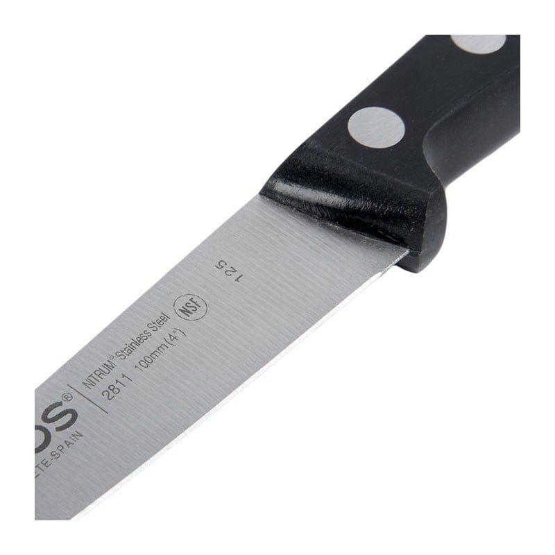 Cuchillo Arcos Verduras Acero Inoxidable Nitrum Mango Pom 10cm Negro-2