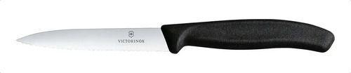 Cuchillo Cocina Victorinox Negro 6.7733 Hoja Dentada 10cm-0