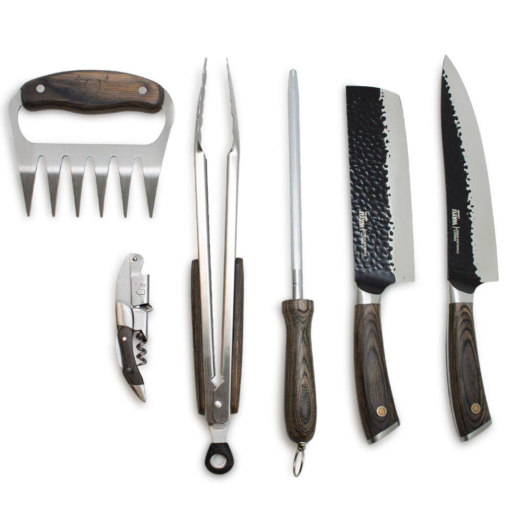 Set Parrillero Wayu De Cuero 6 Piezas Limited-2