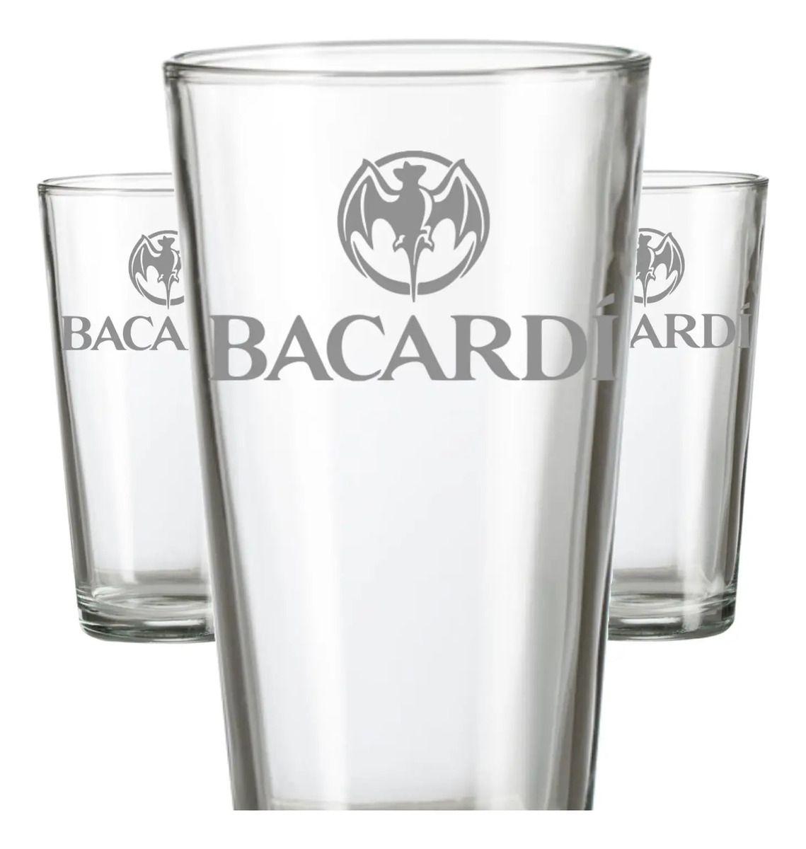 Vasos Ron Bacardi 490ml Pack X6 Roncola Grabado-0