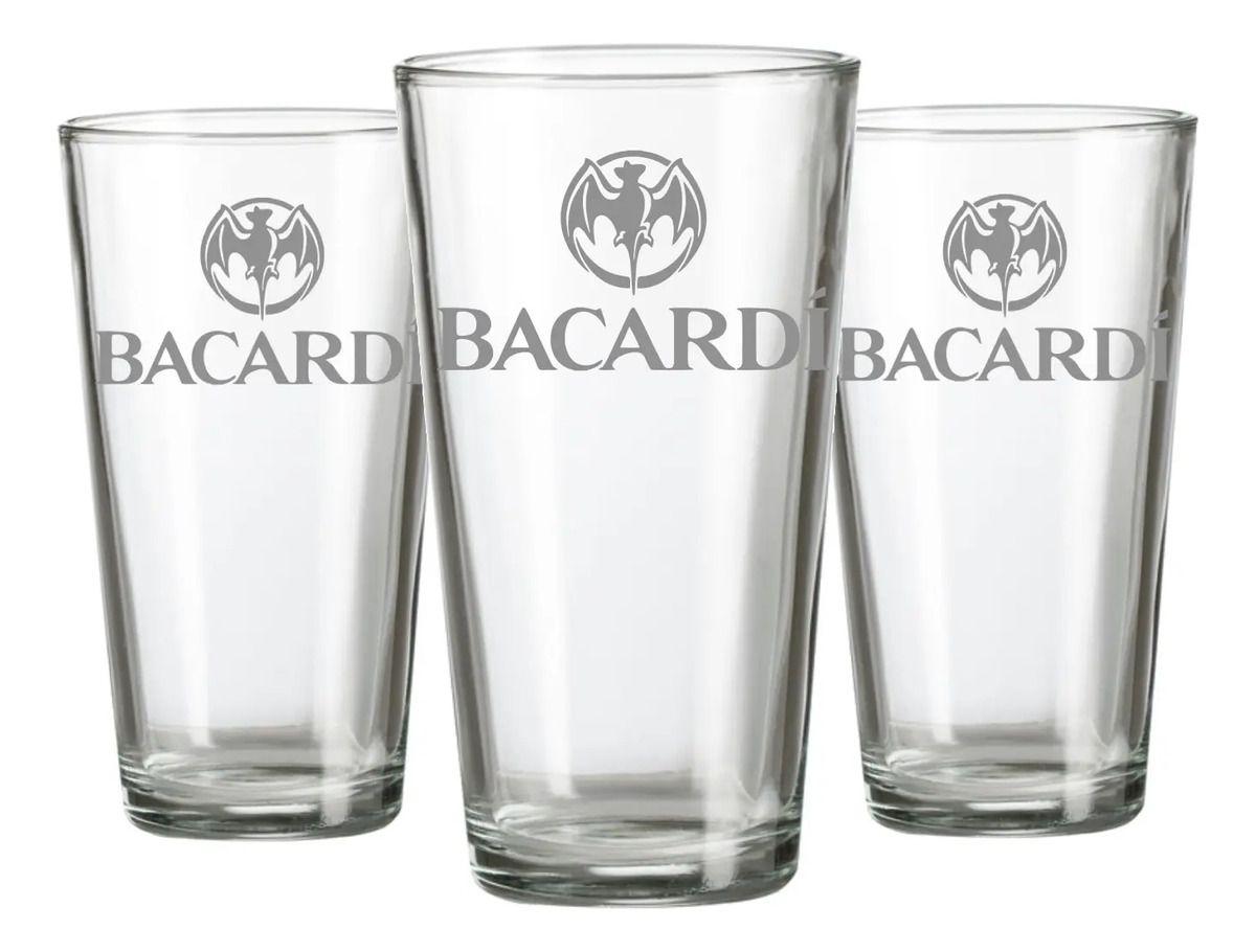 Vasos Ron Bacardi 490ml Pack X6 Roncola Grabado-1