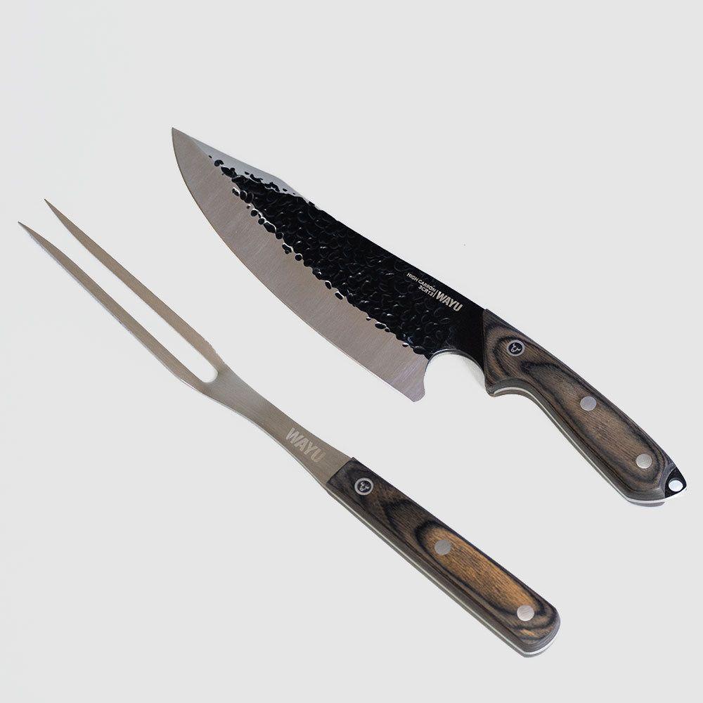 Set Parrillero Wayu Hammer Cuchillo Pincho-2