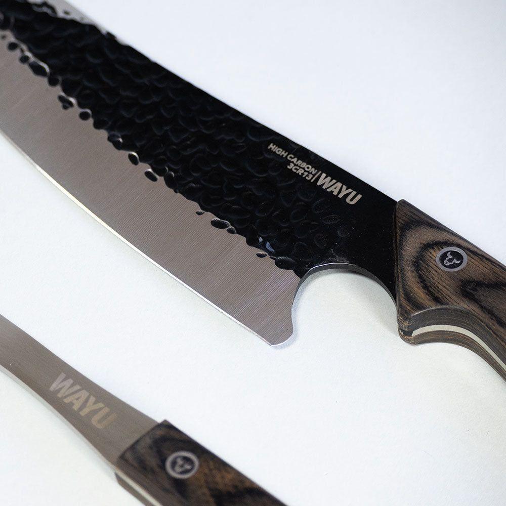 Set Parrillero Wayu Hammer Cuchillo Pincho-3
