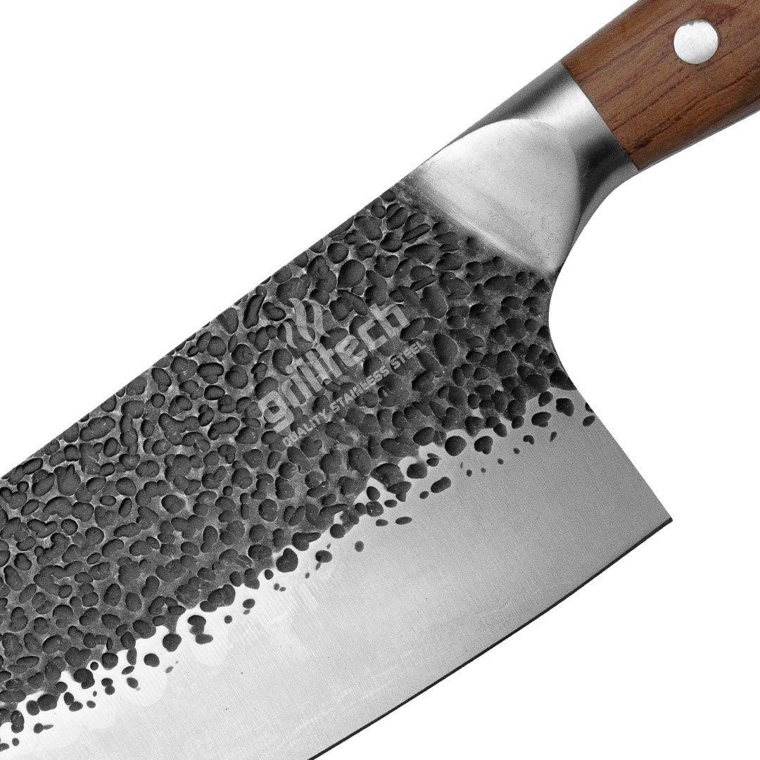 Cuchillo Machete Grilltech Amartillado 35cm Marrón-4