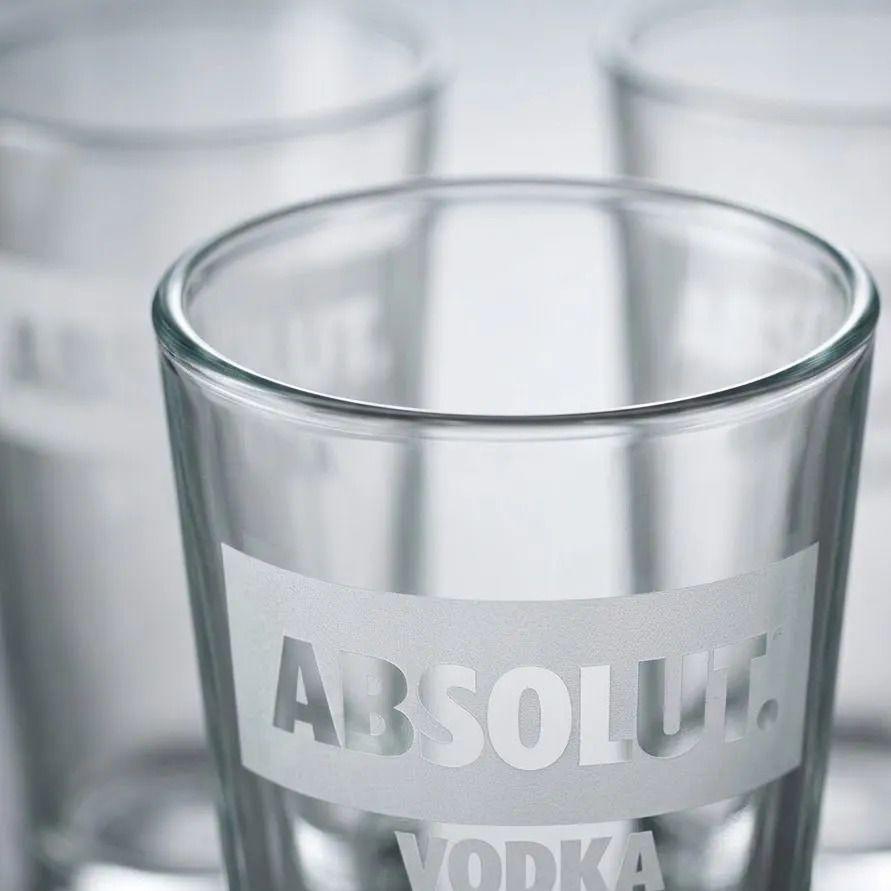 Vasos Vodka Absolut 490ml Pack X6 Aperitivo Carrete Grabado-5