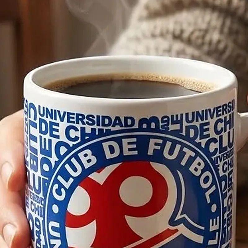 Tazón Mug Clásico U De Chile Uch Vaso Café Té Premium Coffee-5