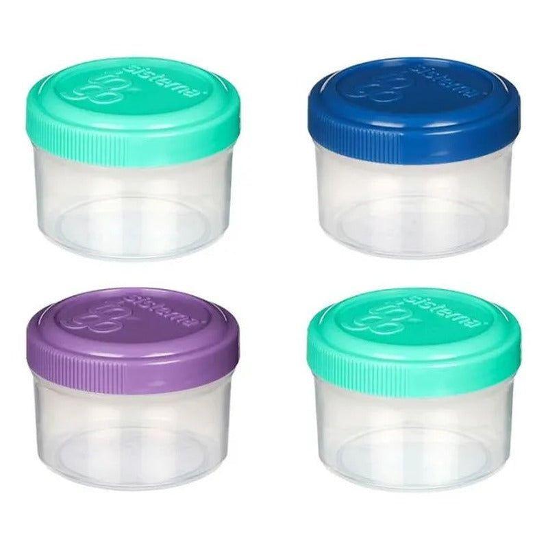 Sistema To Go - Recipientes Para Aderezos 4 Unidades Multicolor-1