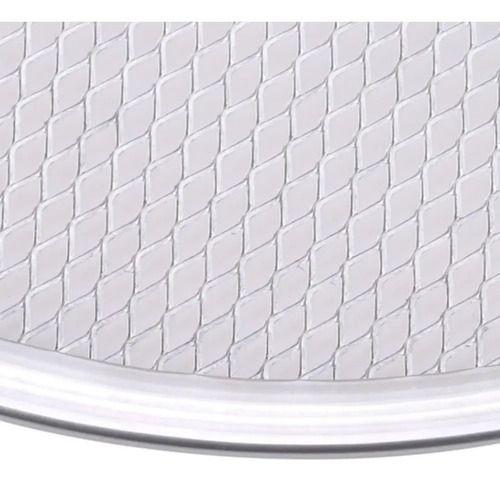 Bandeja Rejilla Para Pizza Aluminio 38 Cms Horno Cocina Plata-0