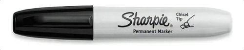 Marcadores Sharpie Punta Gruesa Cincel Chisel Negro Con 12-0