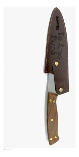 Cuchillo Parrillero Kangkawe + Funda Cuero Marrón-6