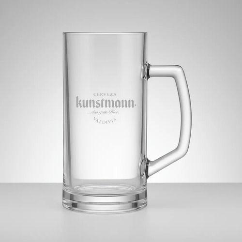 Vaso Cervecero Chopero Kunstmann 600ml Shop Grabado Transparente-1