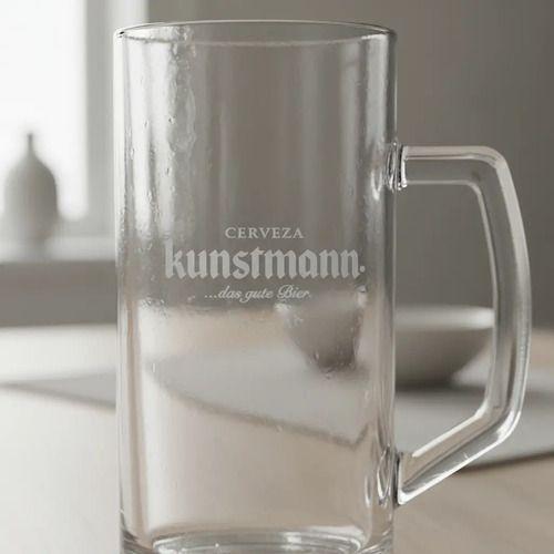 Vaso Cervecero Chopero Kunstmann 600ml Shop Grabado Transparente-3
