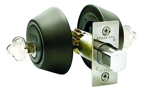 Cerrojo Seguridad Empotrable Andeslock Ax70-ak Acero Negro Con Llaves-0