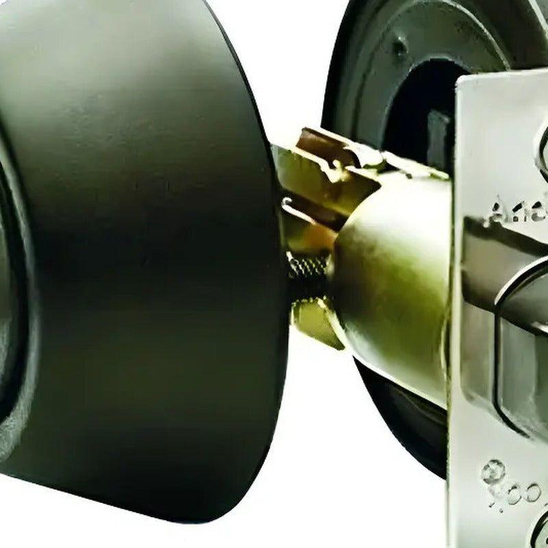 Cerrojo Seguridad Empotrable Andeslock Ax70-ak Acero Negro Con Llaves-1