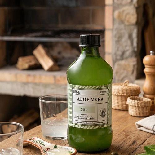 Aloe Vera Gel Puro 500ml Premium Apicola Del Alba Salud Sin Sabor-2