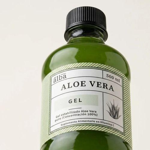 Aloe Vera Gel Puro 500ml Premium Apicola Del Alba Salud Sin Sabor-3