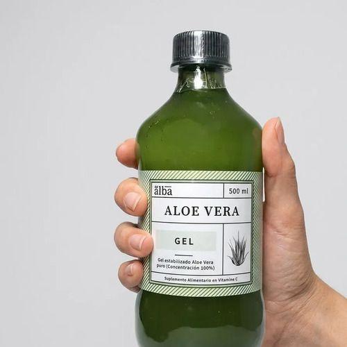 Aloe Vera Gel Puro 500ml Premium Apicola Del Alba Salud Sin Sabor-5
