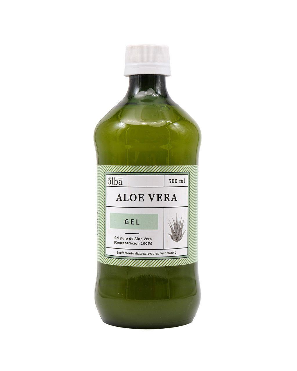 Aloe Vera Gel Puro 500ml Premium Apicola Del Alba Salud Sin Sabor-6