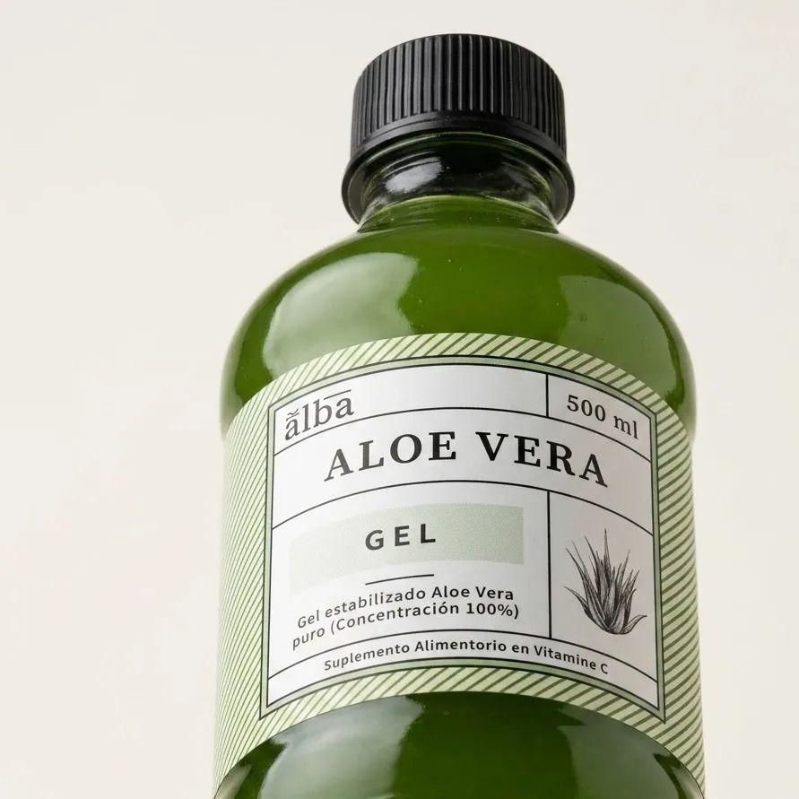 Aloe Vera Gel Puro 500ml Premium Apicola Del Alba Salud Sin Sabor-3