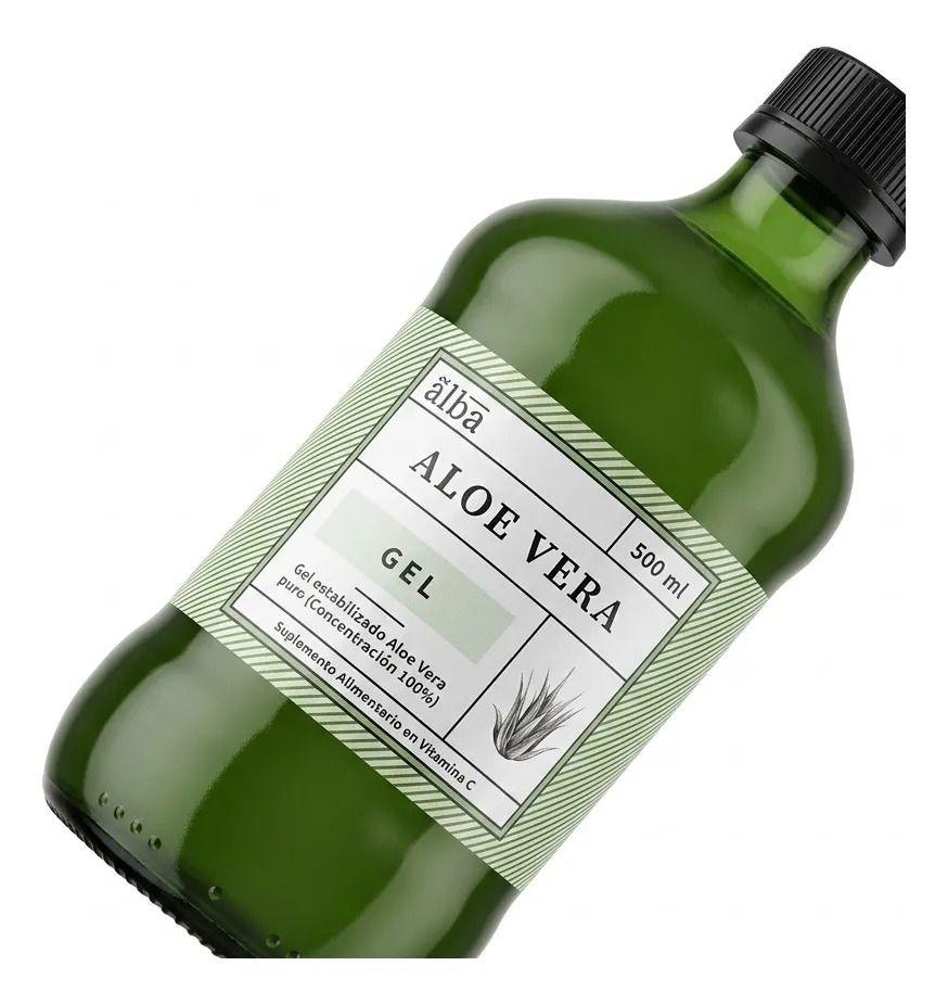 Aloe Vera Gel Puro 500ml Premium Apicola Del Alba Salud Sin Sabor-4