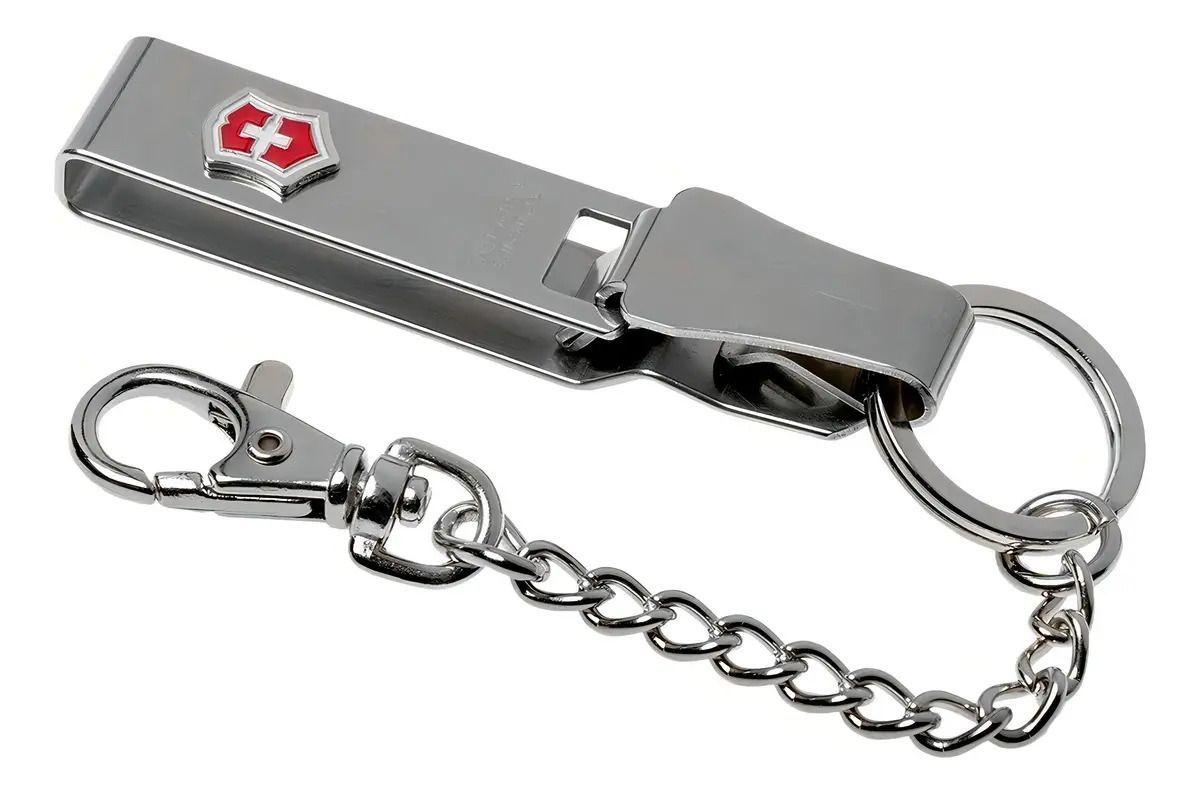 Llavero Victorinox Con Cadena 4.1859 Color Plateado-4