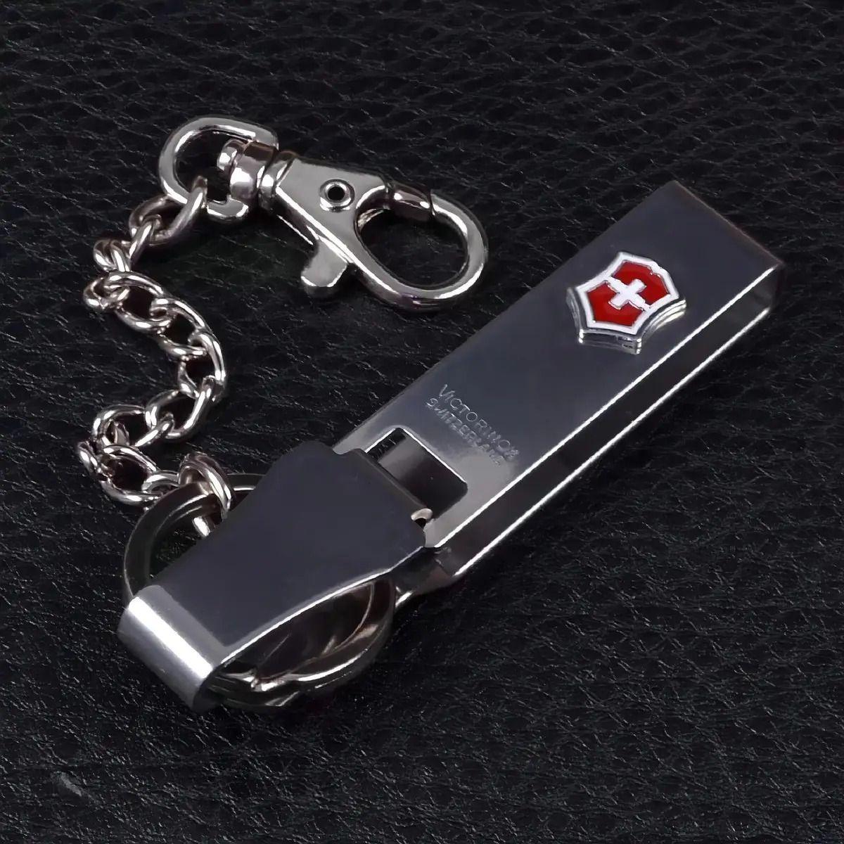 Llavero Victorinox Con Cadena 4.1859 Color Plateado-7