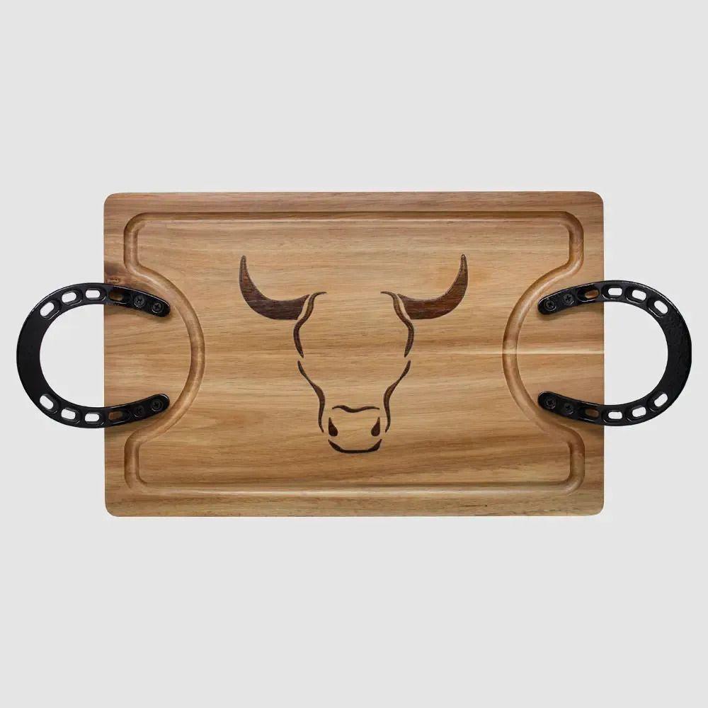 Tabla Herradura Wayu Limited Medium 45x30cm Carnes Picoteo Color Marrón Herradura Medium-0