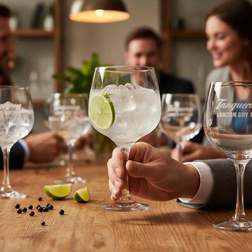 Copas De Gin Tanqueray Pack X4 - 650ml Grabado Láser Vidrio-3