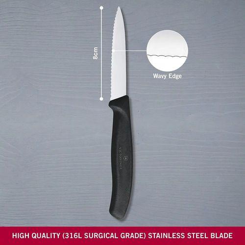 Cuchillo Victorinox Mondador Sierra Swissclassic 6.7633 Color Negro-3