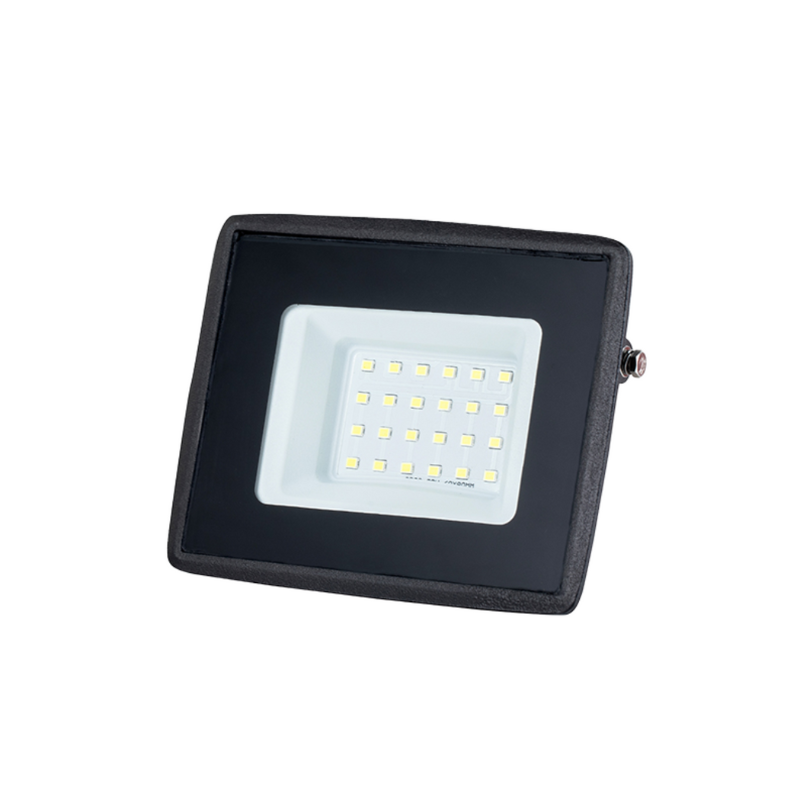 Foco Proyector De Área Led 30w Blanco Cálido 3000k Exterior Negro Blanco Cálido-0
