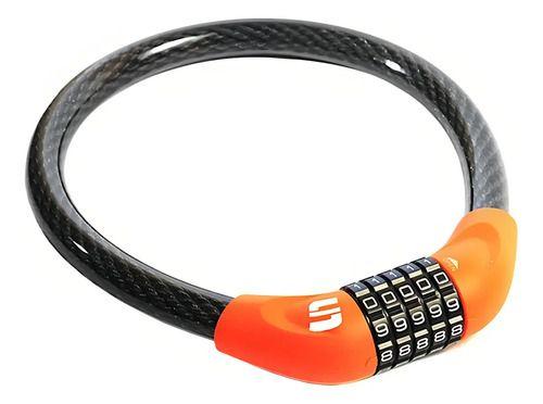 Candado De Seguridad Para Bicicleta Scanavini 60cm Fuerte Color Negro-0