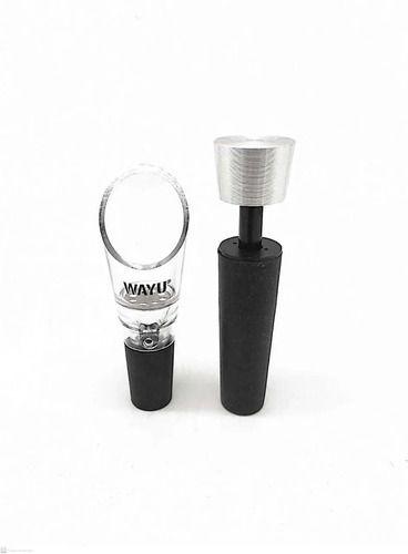 Set De Aireador + Tapón Vino Wayu Premium Cocina Asado Bbq-0