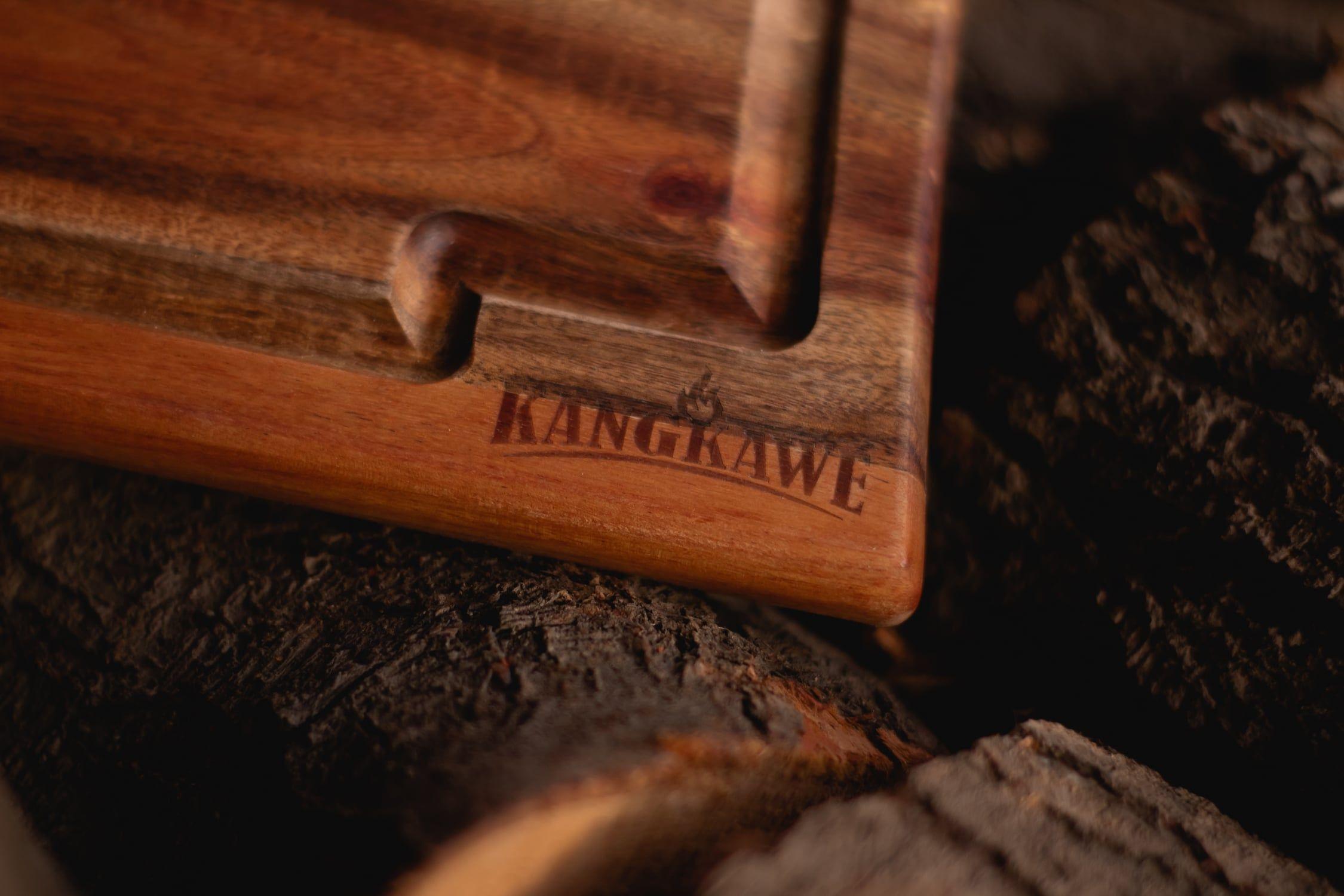 Set Parrillero Kangkawe Cuchillo Tenedor Tabla Acero Inoxidable Chile-7