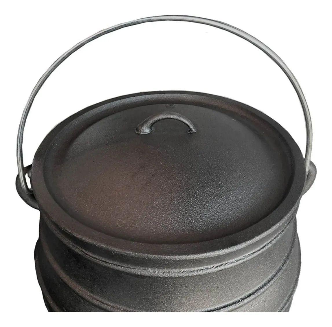 Olla La Créole Fierro Fundido 35 L Modelo Olleta #14 Negro-2