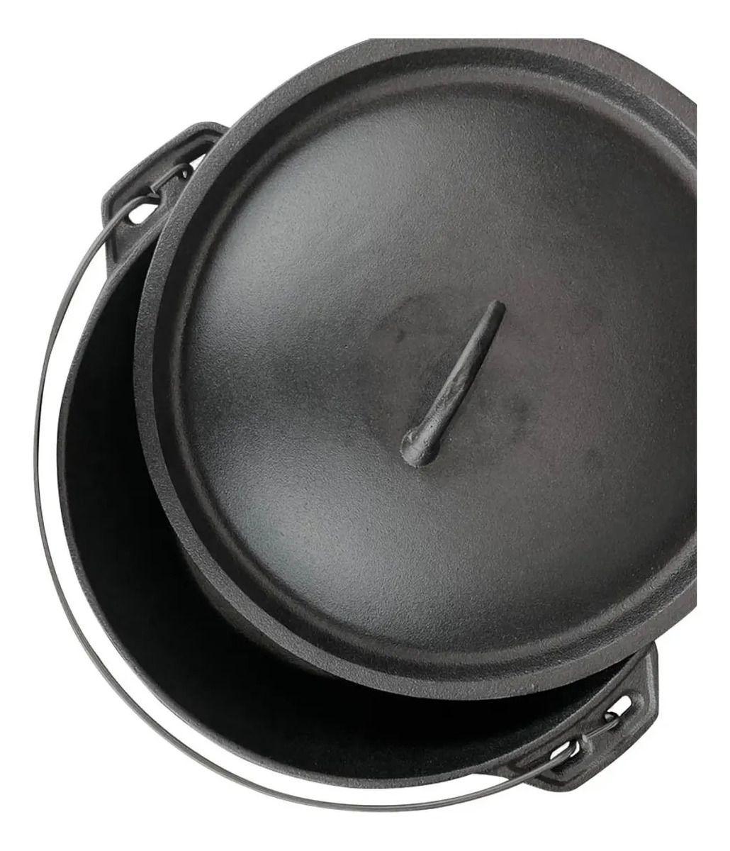 Olla La Créole Fierro Fundido 35 L Modelo Olleta #14 Negro-4