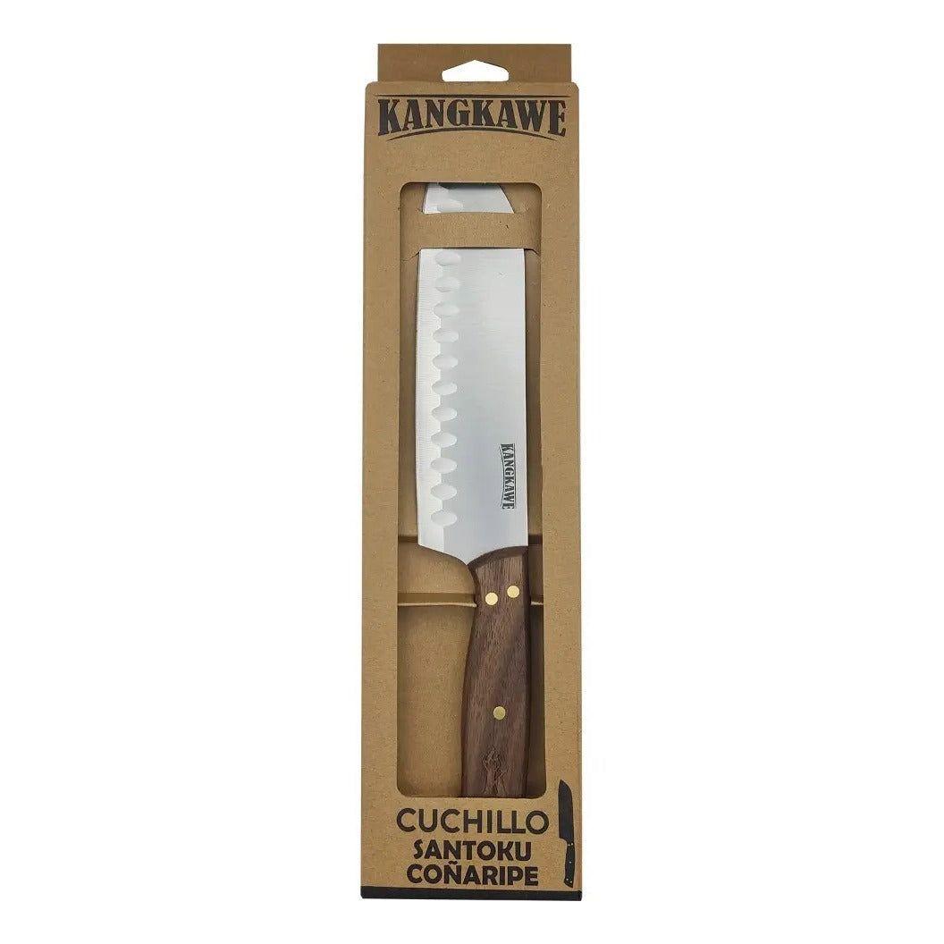 Cuchillo 7 Santoku Coñaripe Kangkawe Color Marrón-1