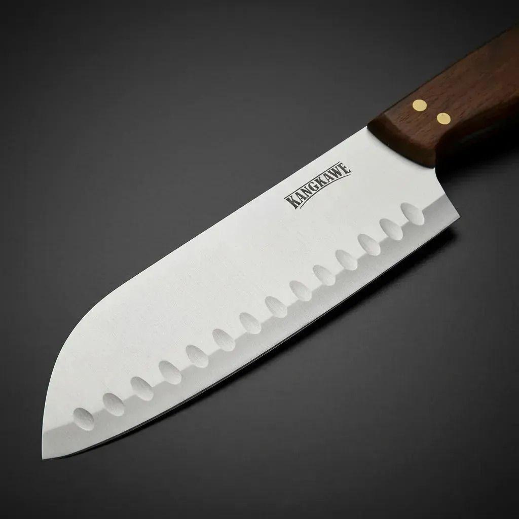 Cuchillo 7 Santoku Coñaripe Kangkawe Color Marrón-2