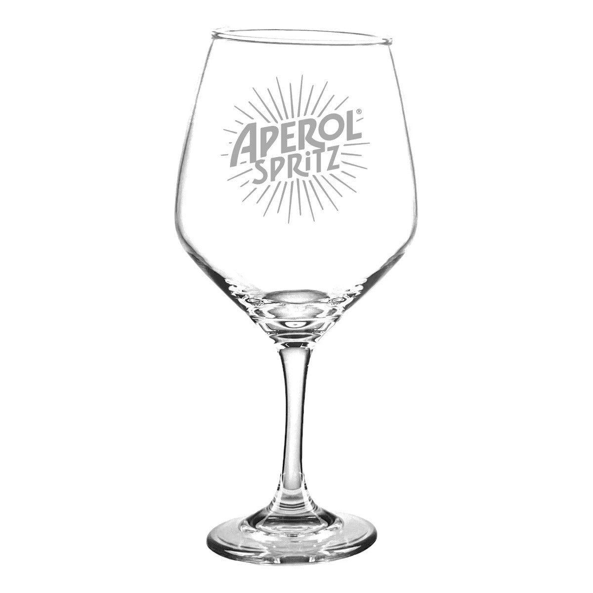 Copa Aperol Pack X6 Unidades Grabada 510ml Vidrio-3