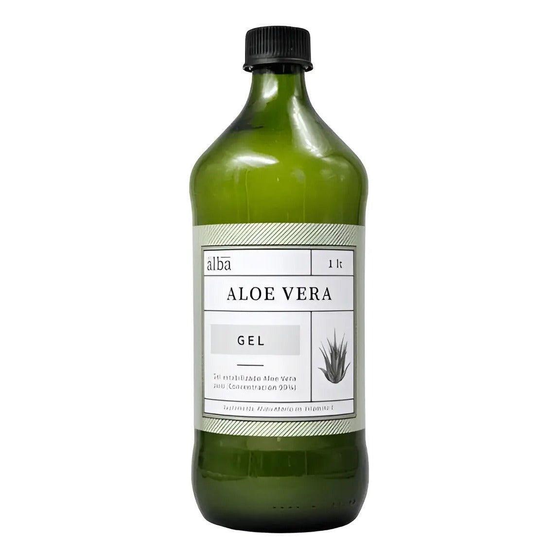 Aloe Vera Gel 1 Litro Sin Sabor Apícola Del Alba Sin Sabor-0