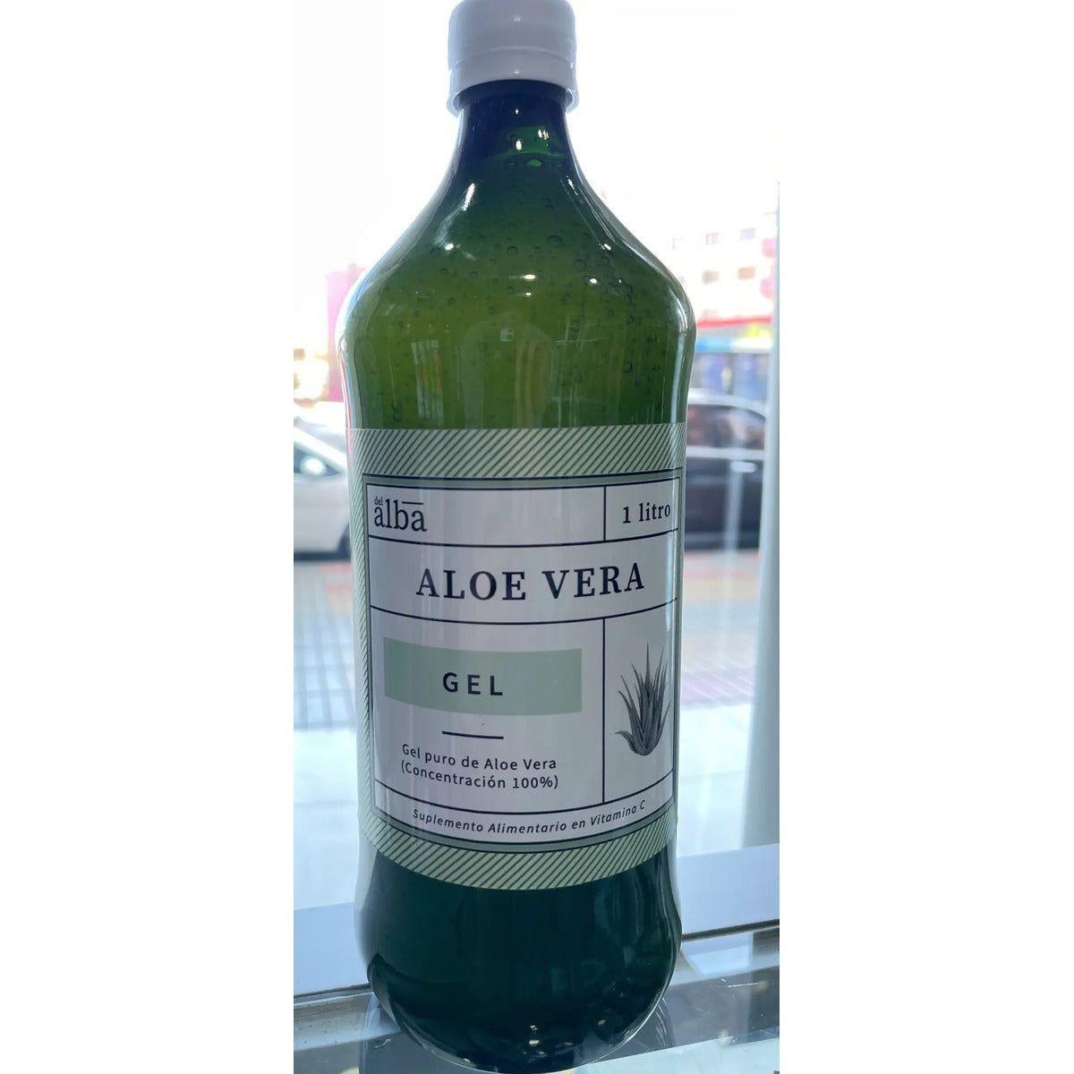 Aloe Vera Gel 1 Litro Sin Sabor Apícola Del Alba Sin Sabor-3