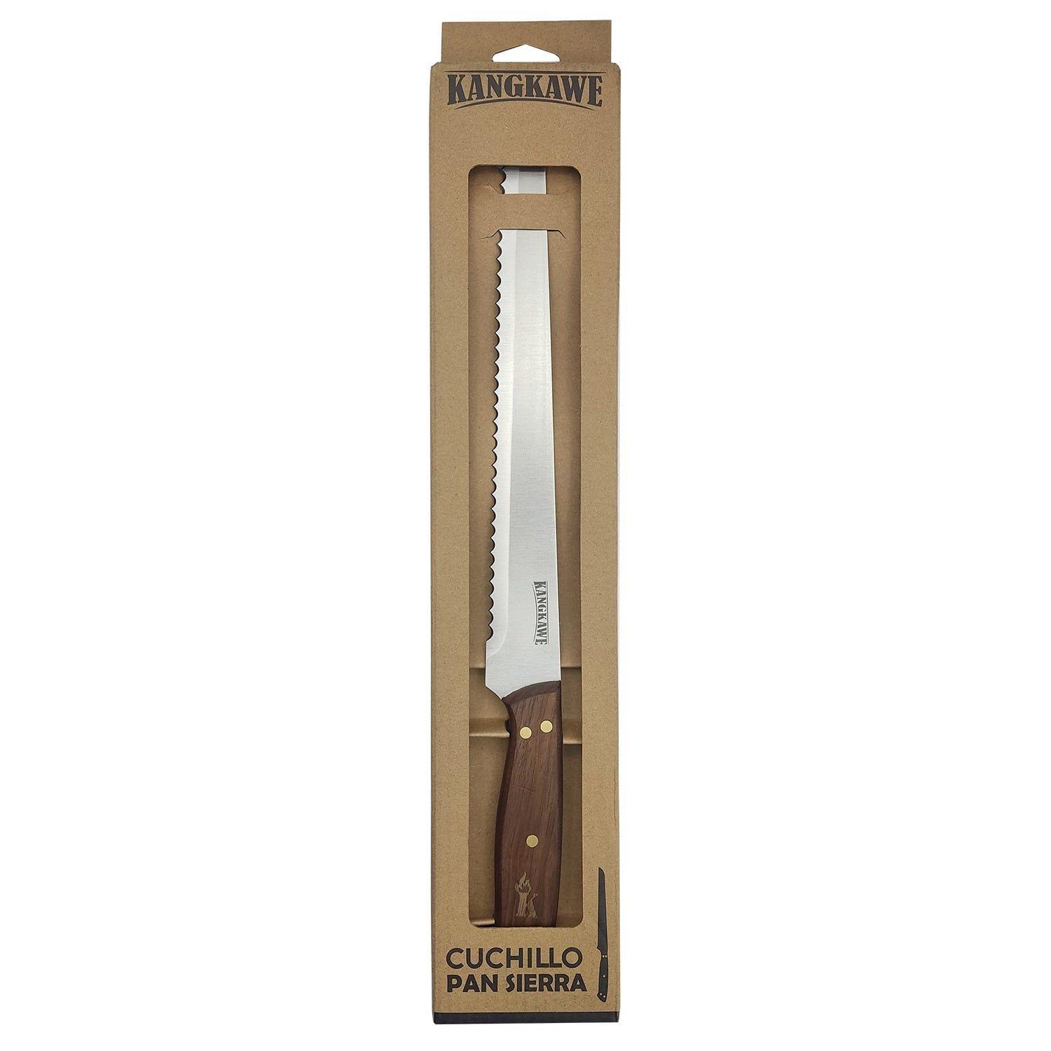 Cuchillo 10 Panero Pan Sierra Kangkawe Color Marrón-1